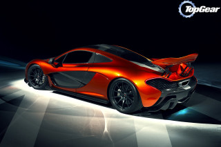 Orange sports car dark room 6 - nice looking orange sports car free wallpaper