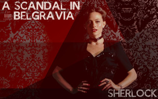 Woman black dress red wall - a red wall free wallpaper