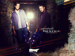 Two men tunnel light supernatural - dean roger free wallpaper for desktop