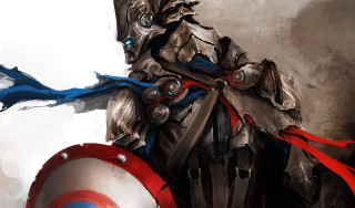 Armor shield sword antipodeans concept - alejandro burdisio free wallpaper