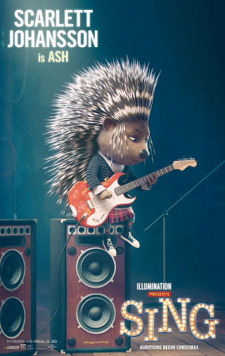 Cartoon character guitar speaker porcupine - funk art free wallpaper for mobile