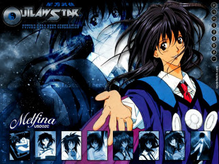 Anime character long hair tie 3 - holding free wallpaper