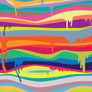 Multicolored abstract painting dripping black - free abstract wallpaper for tablet