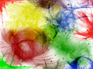 Multicolored smoke background white red - swirl free wallpaper