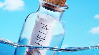 Message in a bottle help - conceptual free wallpaper for desktop
