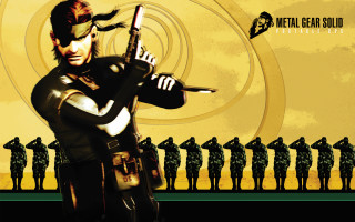 Man uniform gun soldiers silhouettes - metal gear free wallpaper