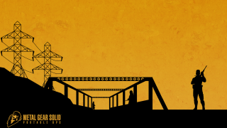 Man gun bridge powerlines yellow - power free wallpaper