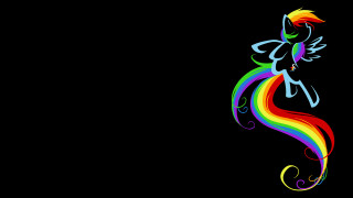 Rainbow unicorn black background rainbow - a rainbow free wallpaper