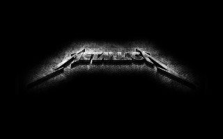 Metallic logo black background dark - metal free wallpaper