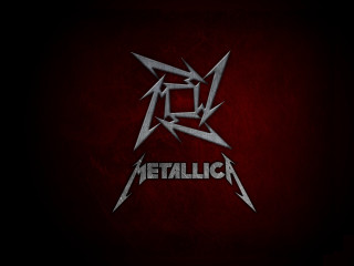 Metallic logo red background shock - metallic free wallpaper