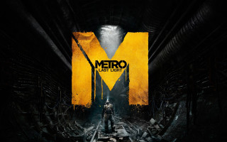 Man tunnel yellow sign metro - last free wallpaper