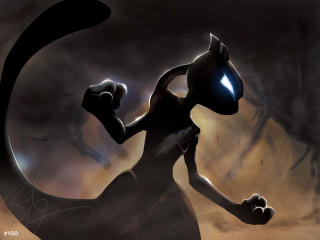 Cat glowing eyes tail dark - pokemon free wallpaper for desktop