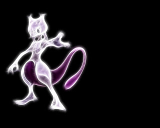 Purple white cat glowing hologram - a tail free wallpaper