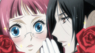 Anime characters blue eyes pink 2 - the other looking free wallpaper