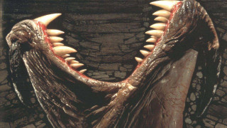 Large monster sharp teeth caged - sharp tooth free wallpaper