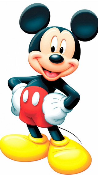 Mickey mouse cartoon character smiling - disney free wallpaper for mobile