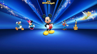 Mickey mouse wallpaper characters blue 7 - many different character free wallpaper
