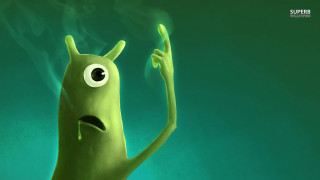 Cartoon chrislabrooy digitalpainting green underwater - a digital painting free wallpaper