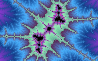 Blue green abstract design black - a black center free wallpaper