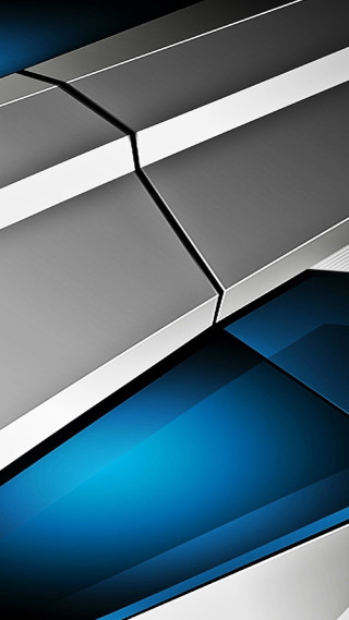 Computer mouse blue silver black - sharp high detail free wallpaper