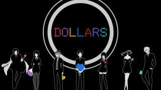 People black background dollars circle - aya goda free wallpaper