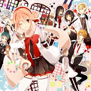 Anime girls outfits hair styles 2 - anime art free wallpaper for tablet