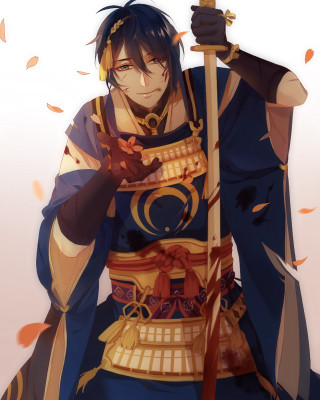 Man costume sword hat holding - a hat free wallpaper for mobile