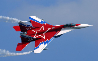 Red white blue fighter jet - fighter free wallpaper
