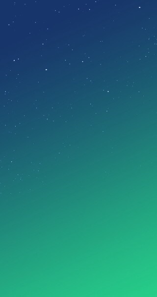 Green blue background stars sky - smooth free wallpaper for mobile