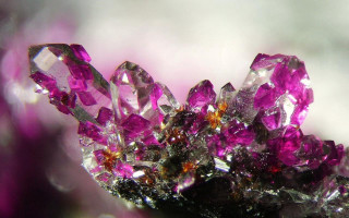 Purple crystals purple rock white - crystal cubism free wallpaper