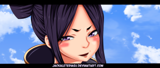 Cartoon woman purple hair blue - a cartoon of a woman free wallpaper for desktop