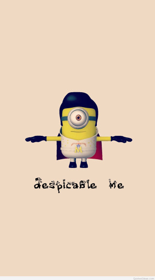 Cartoon character cape name chest - despicable free wallpaper