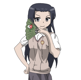 Girl fan flower black background - a girl holding free wallpaper for tablet