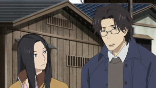 Man woman building roof side - a roof free wallpaper