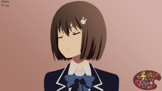 Girl bowtie donut face pink - flat color free wallpaper