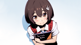 Girl book hands book hands - kyoani free wallpaper