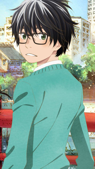 Man glasses red bench city - a man free wallpaper for mobile