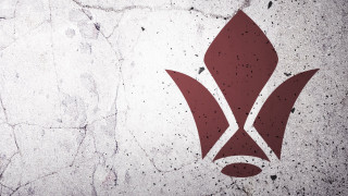 Logo wall red white design - a logo free wallpaper