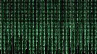 Green background numbers black background 6 - a white line in the middle free wallpaper