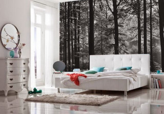 Bedroom wall mural trees bed 3 - a bedroom free wallpaper for desktop