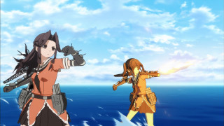 Anime characters blue sky water - a blue sky and water free wallpaper