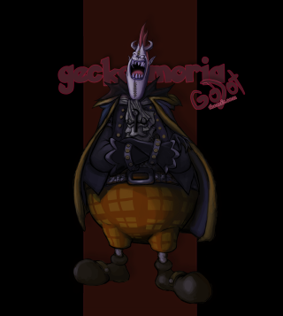 Cartoon demon character cape head - his head free wallpaper for tablet