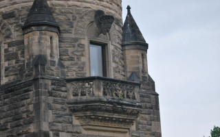 Stone building clock weather vane - alexander johnston free wallpaper for desktop