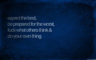 Blue background quote expect the - the best free wallpaper