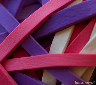 Colored strips red ribbon purple - a red ribbon free wallpaper for tablet
