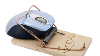 Mouse mousetrack center conceptual stock - a mouse free wallpaper