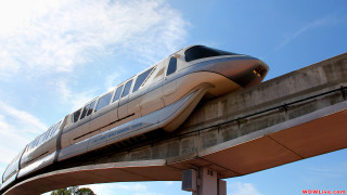 Train bridge sunny day blue - a train free wallpaper