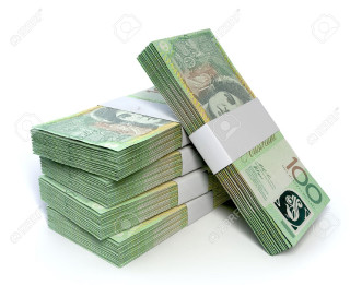 Twenty dollar bills stack white - a white background stock photo free wallpaper