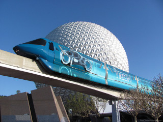 Blue train track building tree - disney free wallpaper