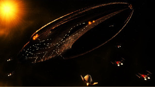 Space station bright lights starry - a space station free wallpaper